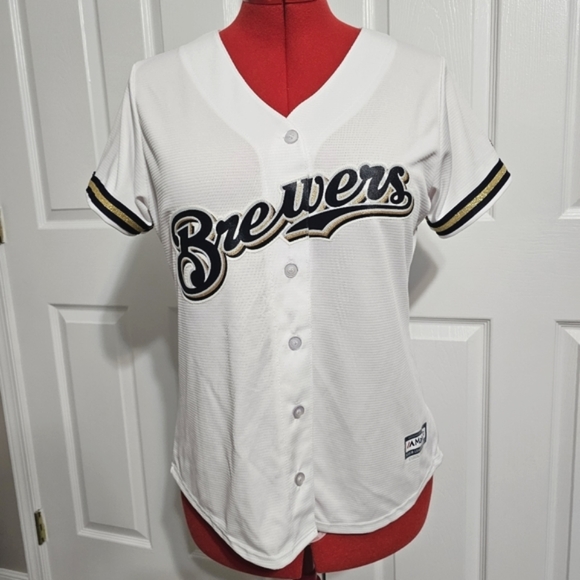 Majestic Tops - ⚾ Milwaukee Brewers #22 Yelich Jersey - Size L